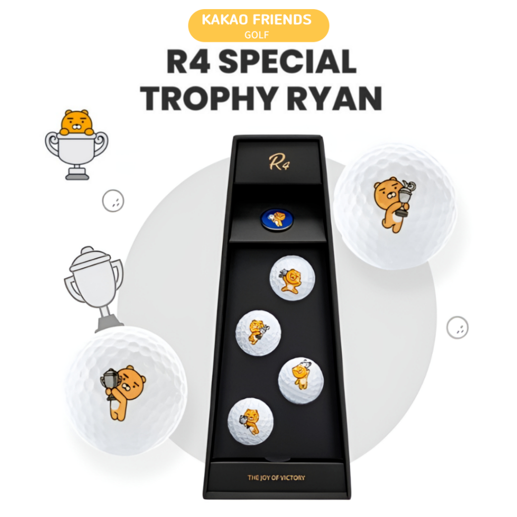[🚚จัดส่งไว] KAKAO FRIENDS GOLF Trophy Edition Golf Ball