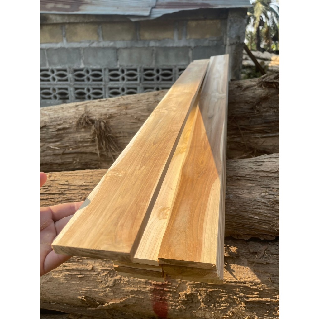 ไม้สักแผ่น หน้ากว้าง4-6นิ้ว หนา1.3ซม. ยาว150ซม. ไม้รีดไสทั้ง2ด้านพร้อมใช้งาน - รูปที่ 3