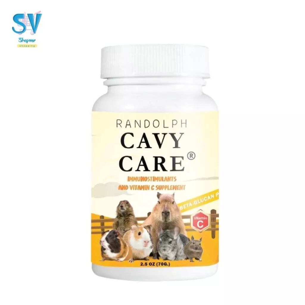 RANDOLPH - CAVY CARE เควี่แคร์ อาหารเสริมสำหรับหนูตะเภา ขนาด 70 กรัม