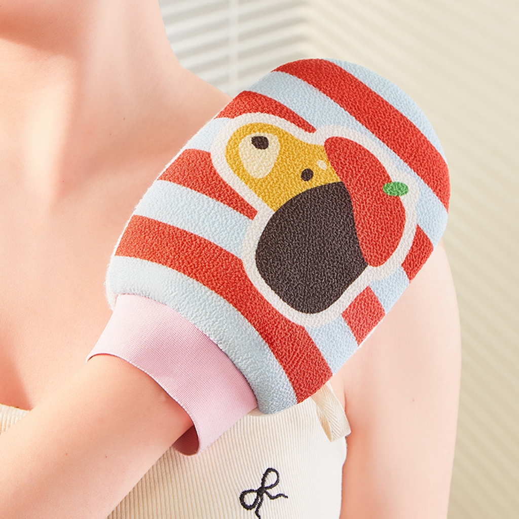 🐶🐻‍❄️ ฟองน้ำขัดตัว ลายน้องหมาคัชชุน  ขัดขี้ไตคล ขจัดสิ่งสกปรก อาบน้ำถูตัว สำหรับผู้ใหญ่ - รูปที่ 2