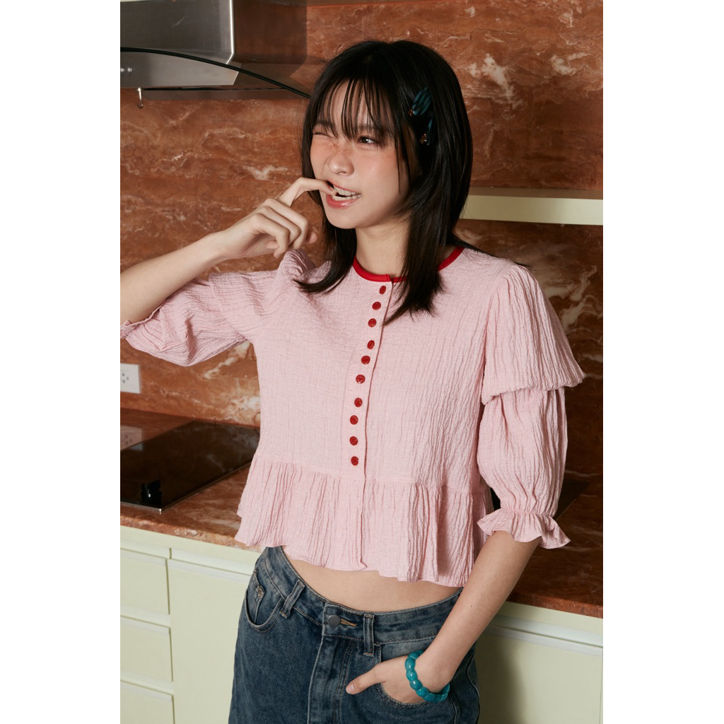 Cheeze top  ( เฉพาะสีชมพู )