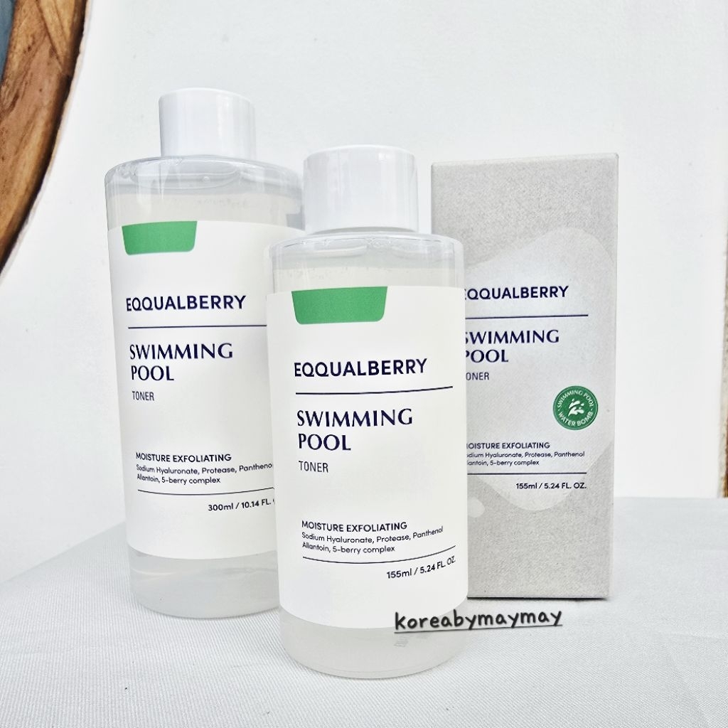🩵แท้/On Sale🩵Eqqualberry Swimming pool toner 155/300ml. โทนเนอร์ตัวดัง