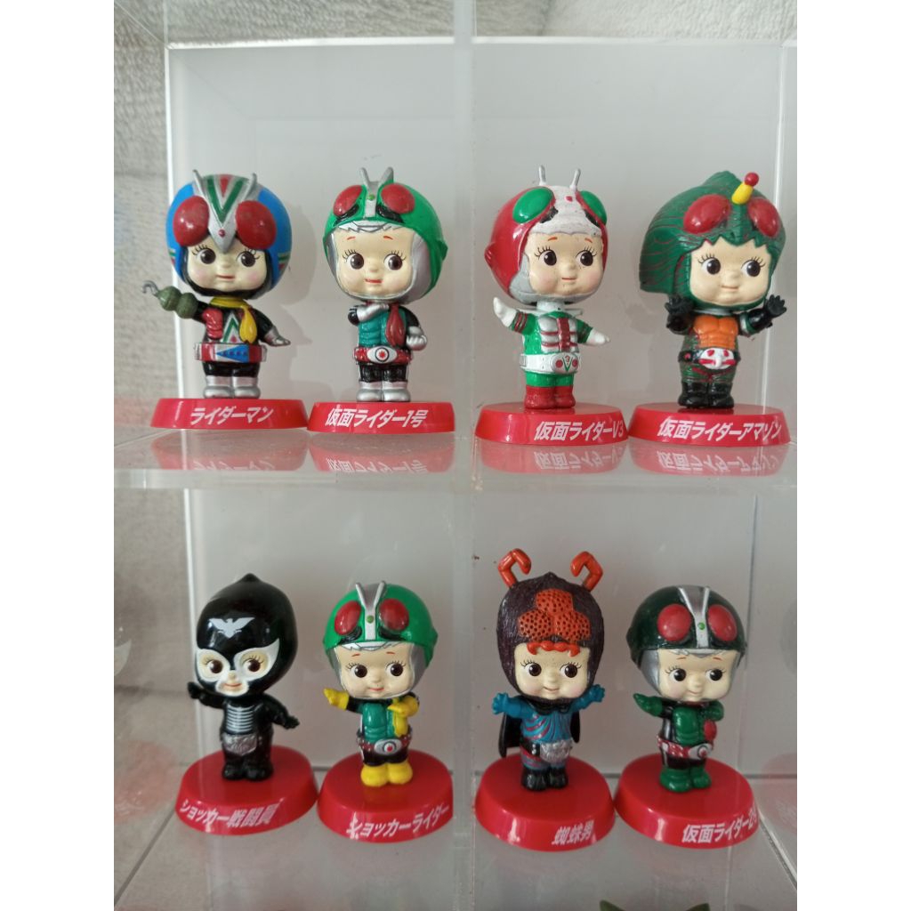 QP คิวพีหัวดุ๊กดิ๊ก โมเดลคิวพีงานสะสมคอสปริง Kamen Rider,Getter Robo,Kitaro,yatterman