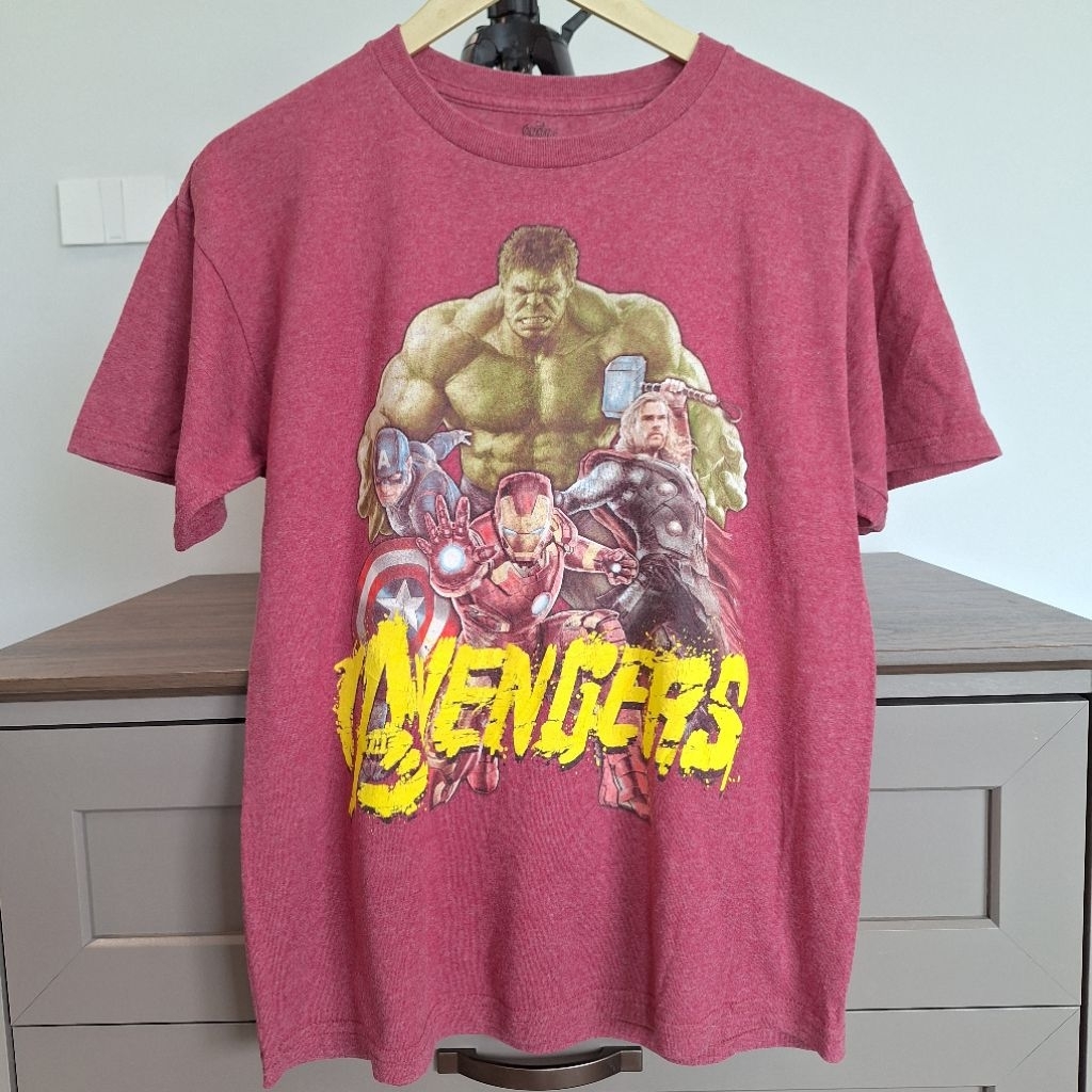 เสื้อยืด ลายการ์ตูน the Avengers size L (AE01)