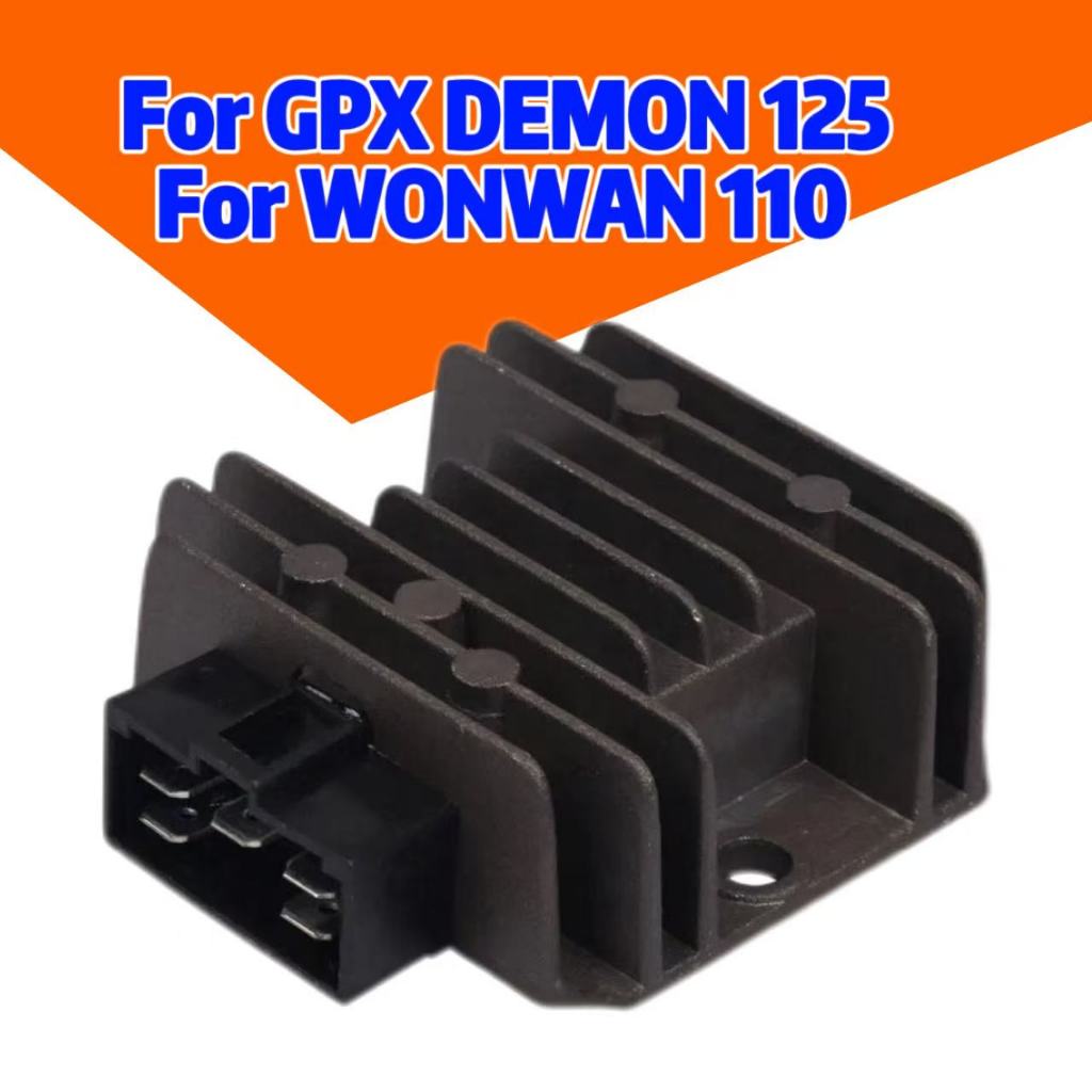 เหมาะสำหรับ GPX DEMON 125 WONWAN 110 แผงชาร์จรถจักรยานยนต์เครื่องแปลงกระแสไฟฟ้าคุณภาพสูง