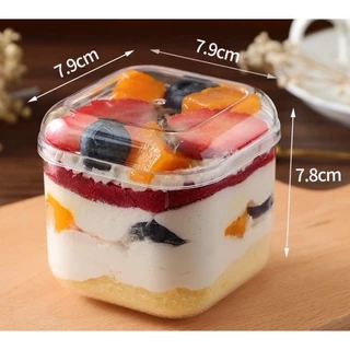 (ขายส่ง) กล่องพลาสติกใส 100 ใบ/แบบ