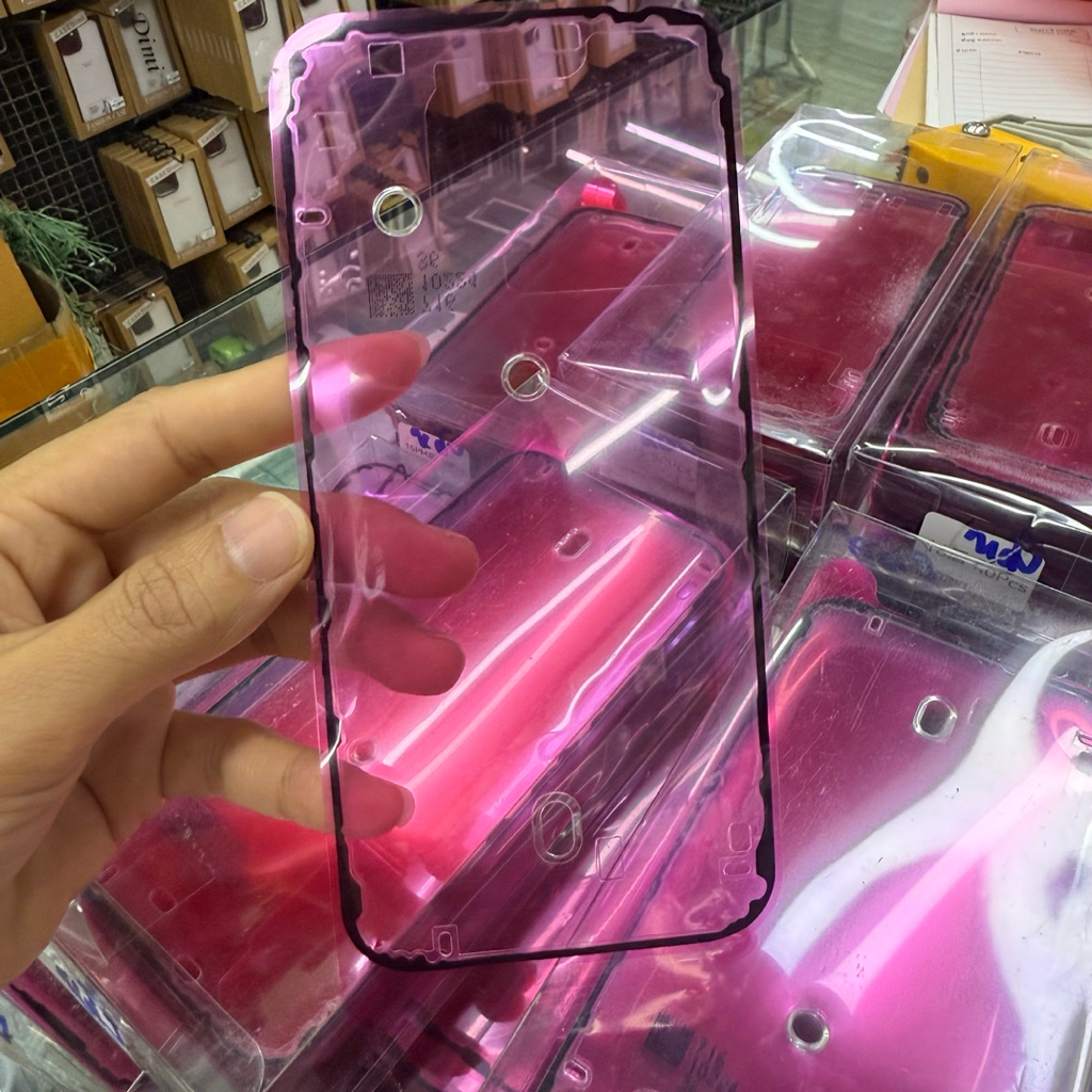 กาวซีลกันน้ำ (ด้านหน้า)(ด้านหลัง)สำหรับรุ่นXSMax/11/11Pro/11Pm/12/12pro/12pm/13/13pro/13pm/14/14pro/14pm🔥🔥