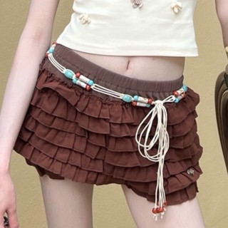 (New in pack) Cintage♡ CT2072 กระโปรงกางเกงruffles3018 🫧 สี …