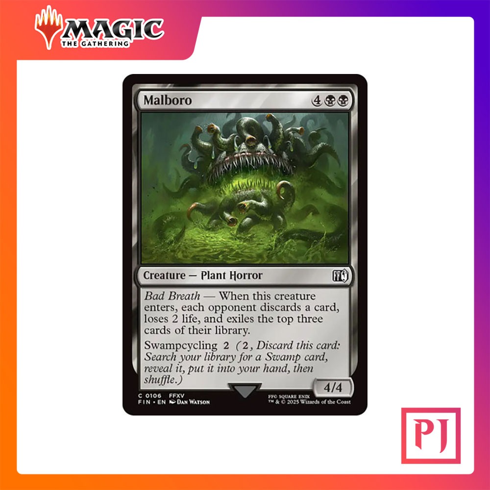 [MTG] Malboro [FIN] [BLACK] [COMMON] [NORMAL] [ENG] (การ์ดเมจิค / Magic the Gathering)