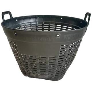 เข่งเบอร์ 3 แพ็ค 5-15 ใบ ต่อ1คำสั่งซื้อ ประหยัดค่าส่ง เนื้อเหนียวนิ่ม HDPE บรรจุ 25kg. Ø52 x 39cm.