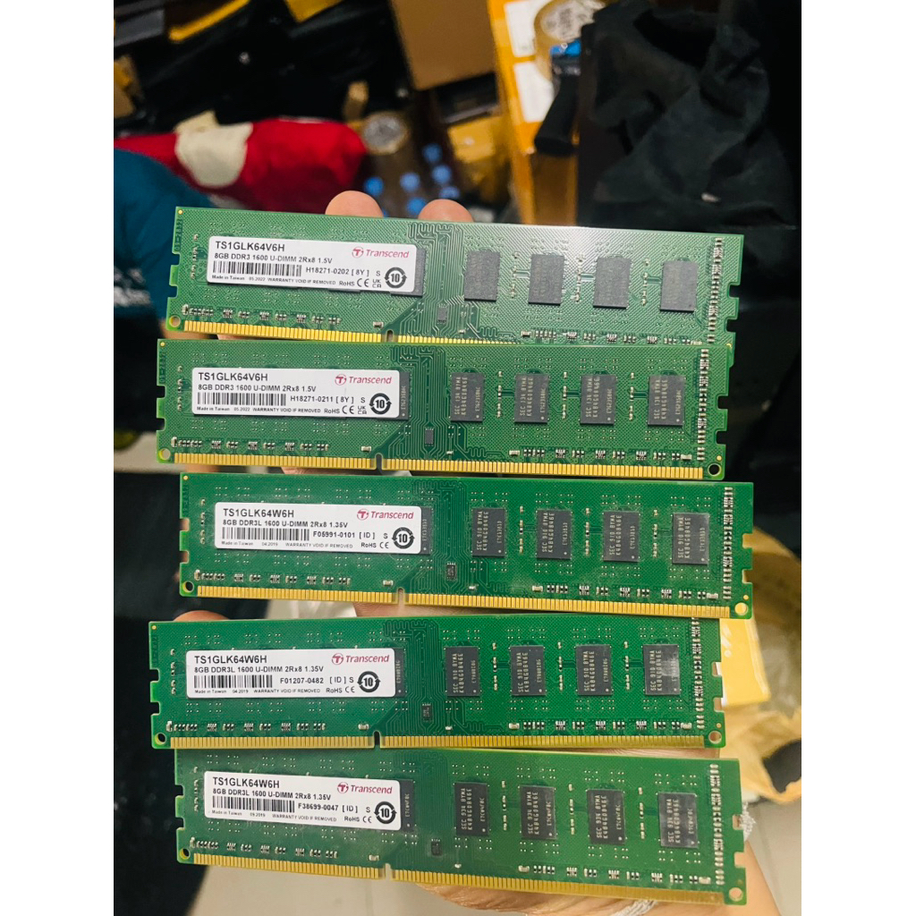 RAM DDR3L 8G bus 1600 PC สืนค้ามือสองใช้งานปรกติ
