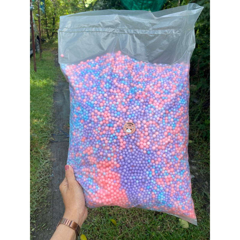เม็ดโฟมสีเม็ดโฟมสีพาสเทล เม็ดโฟมคละสี Diy ของตกเเต่ง กันกระเเทก งานฝีมือปัจฉิมวาเลนไทน์เซอร์ไพรส์ให้ของขวัญ พร้อมส่ง❤️