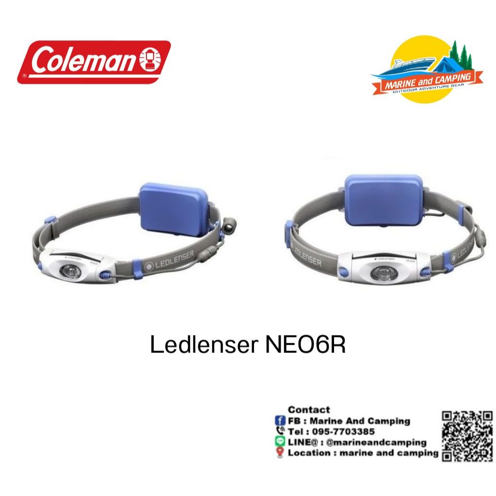 Ledlenser NEO6R ไฟฉายคาดหัวที่จงใจออกแบบมาสำหรับสาย Sport