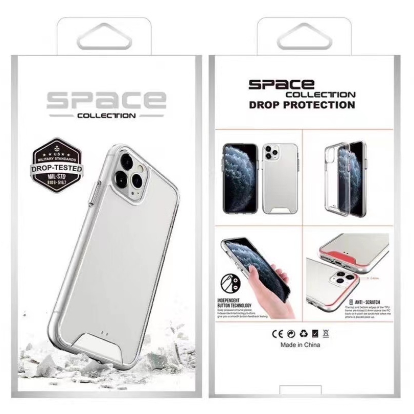 เคสใสกันกระแทก SPACE สำหรับ iPHONE 15/15PROMAX/11/14PRO/14PROMAX/14PLUS/12/12PRO/12PROMAX/13/13PROMAX/13PRO