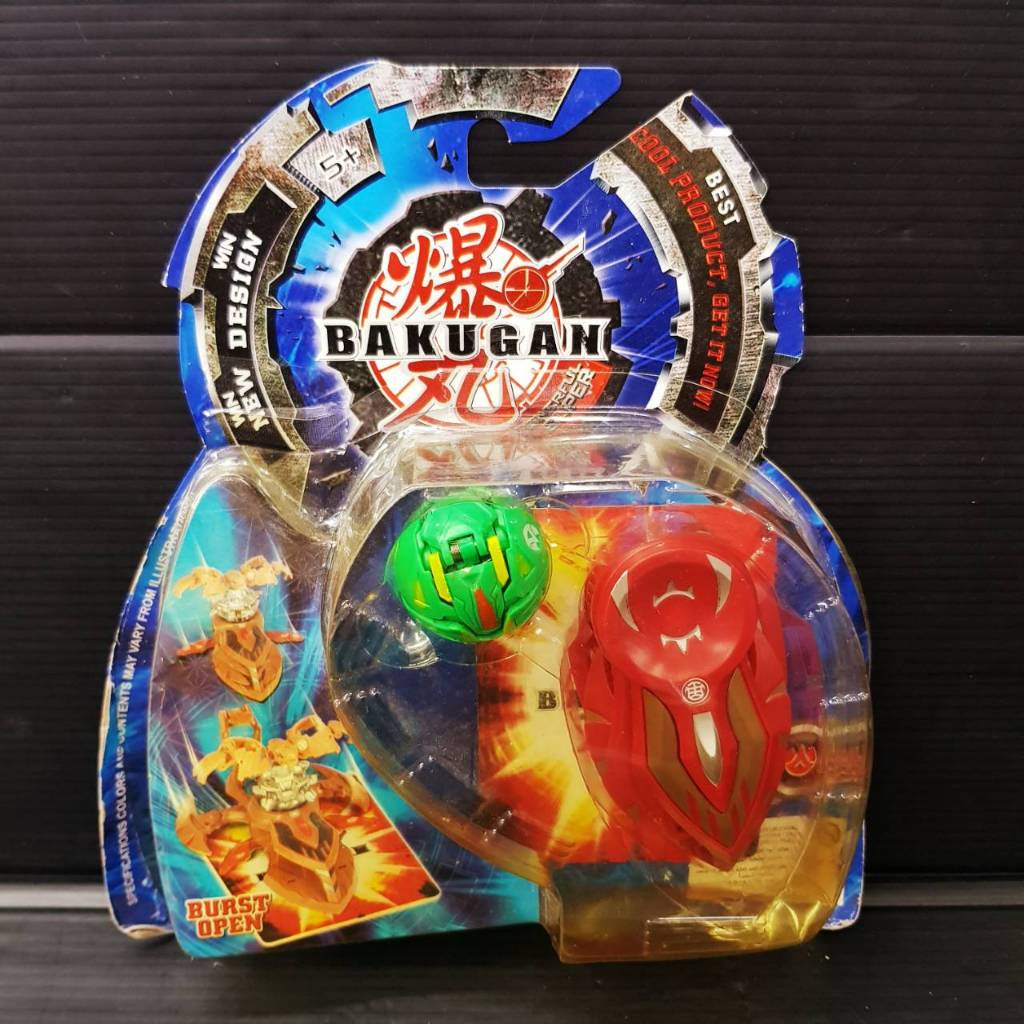 บาคุกัน Bakugan Brawlers Figure + Base + Card - Green เขียว มาพร้อมฐาน และ การ์ด
