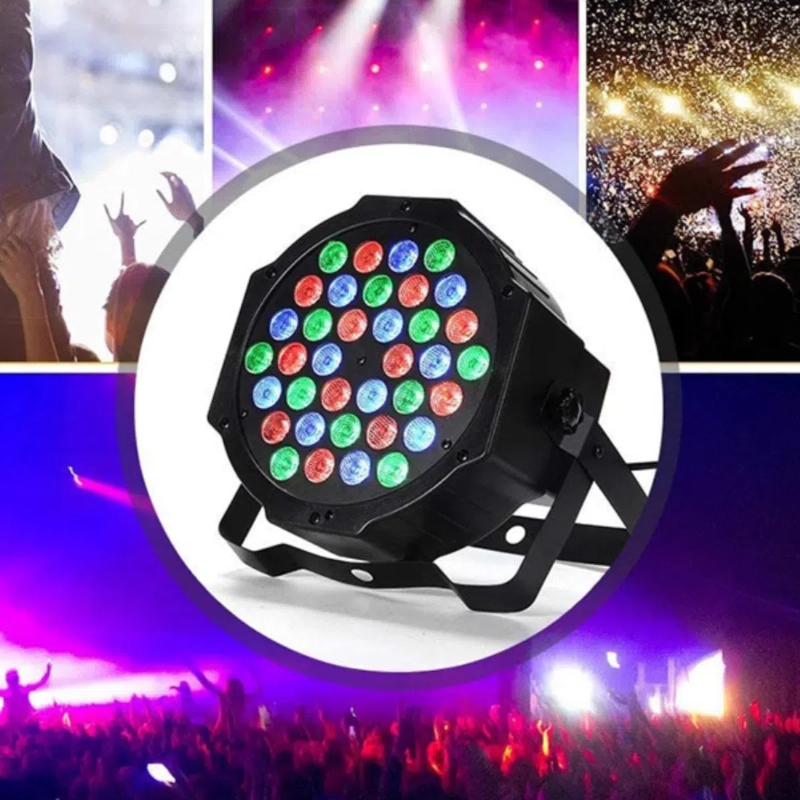 ZC PAR LED 54/36/18 RGB Disco light ไฟพาร์LED กระพริบตามจังหวะ อุปกรณ์ไฟเวทีแบบรวม