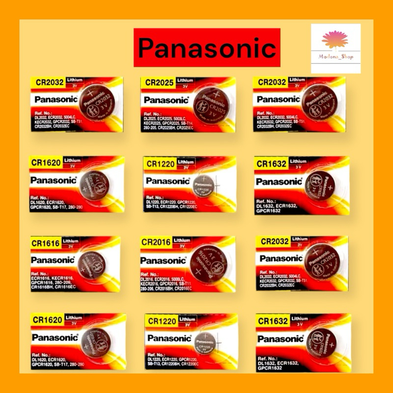 ถ่านรีโมทรถยนต์ แบตเตอรี่ลิเที่ยม Panasonic ถ่านกระดุมพานาโซนิค (แบ่งขาย1ก้อน)