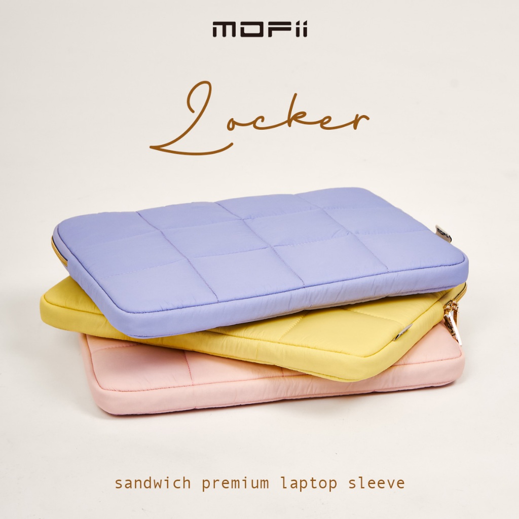 MOFii กระเป๋า ซอฟท์เคสโน๊ตบุ๊ค-แทบเล็ต ซองใส่โน๊ตบุ๊ค SANDWICH LOCKER ขนาด13.3 นิ้ว ฟูนุ่ม สีสันสดใส