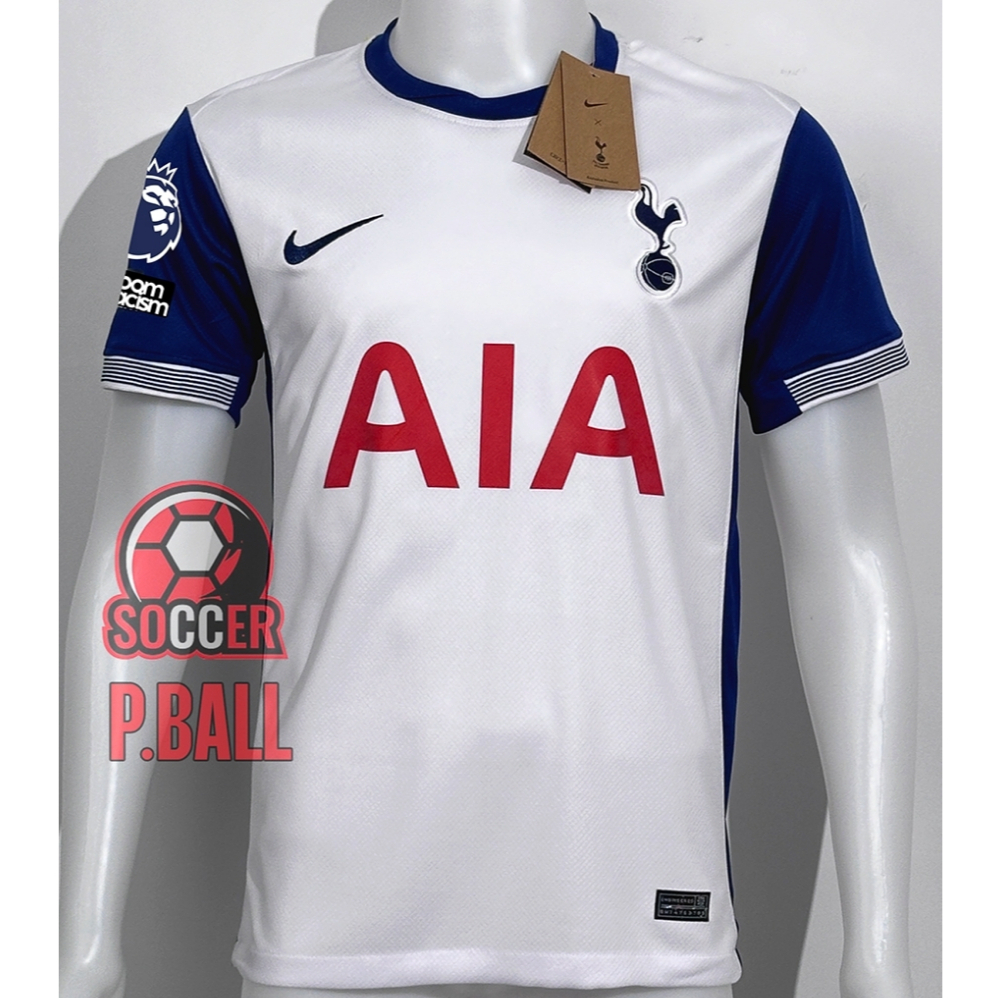 ใหม่ !! เสื้อบอล [3A] สเปอร์ Home เหย้า 2024/25 เกรดแฟนบอล ฟลูออฟขั่นพร้อมอามและเบอชื่อพรีเมียร์ลีก EPL + NoRoom