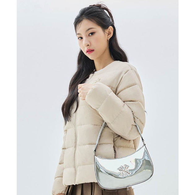 🔺[ของแท้💯%]   MLB ❤️พร้อมส่ง❤️ กระเป๋าสะพายข้าง กระเป๋าถือ  MLB NY Newyork Monogram สำหรับผู้หญิง