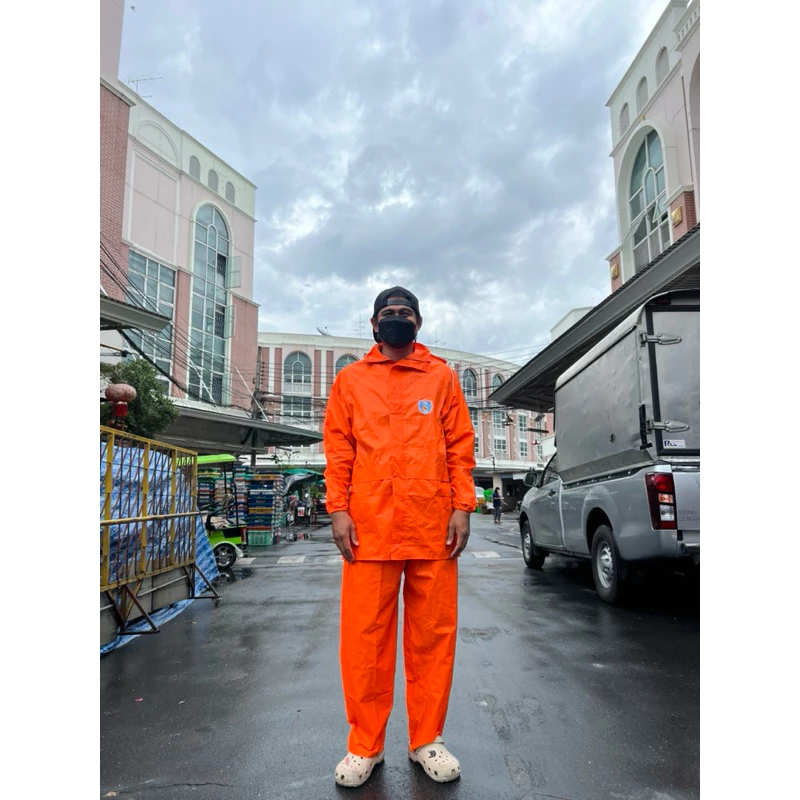 ชุดเสื้อกันฝนตราช้าง พร้อมกางเกง thumbnail 6