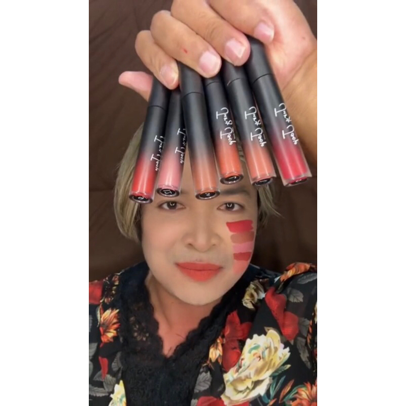 ลิปจุรี จุรีจุ๊บ(Jury Joop) ลิปแมท ออร์แกนิค  ไม่ติดแมส