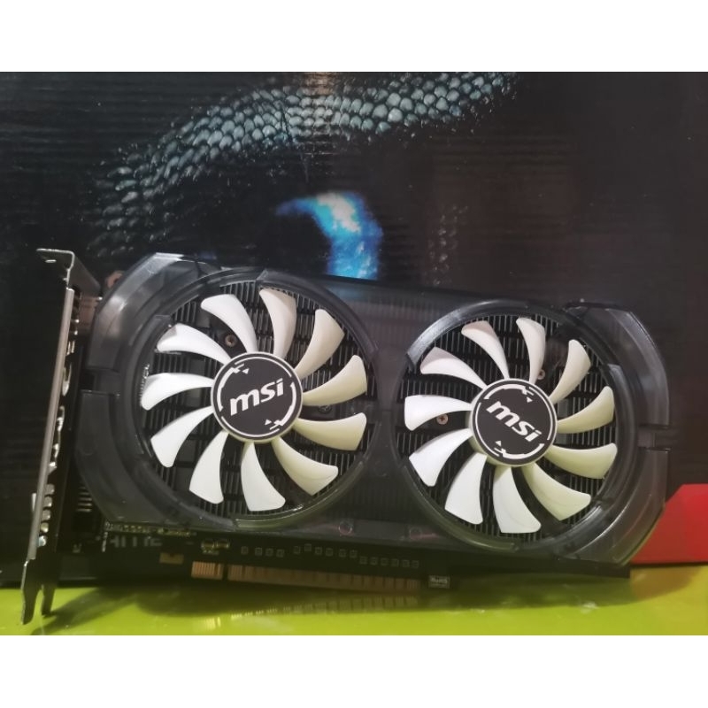 การ์ดจอ MSI รุ่น NVIDIA GTX 750 Ti 2GB DDR5 ไม่ต่อไฟเลี้ยง (no box) สินค้ามือสอง ไม่มีกล่อง