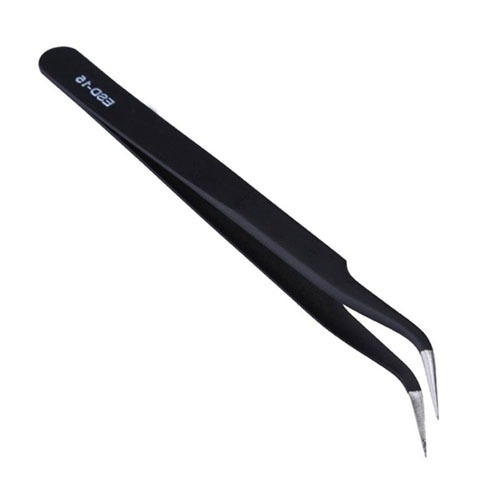 แหนบ สแตนเลสสตีล Tweezer ESD-12 ปลายหัวแหลม ตรง / ESD-15 ปลายหัวแหลม โค้ง รายละเอียด (ป้องกันไฟฟ้าสถิต) - รูปที่ 2