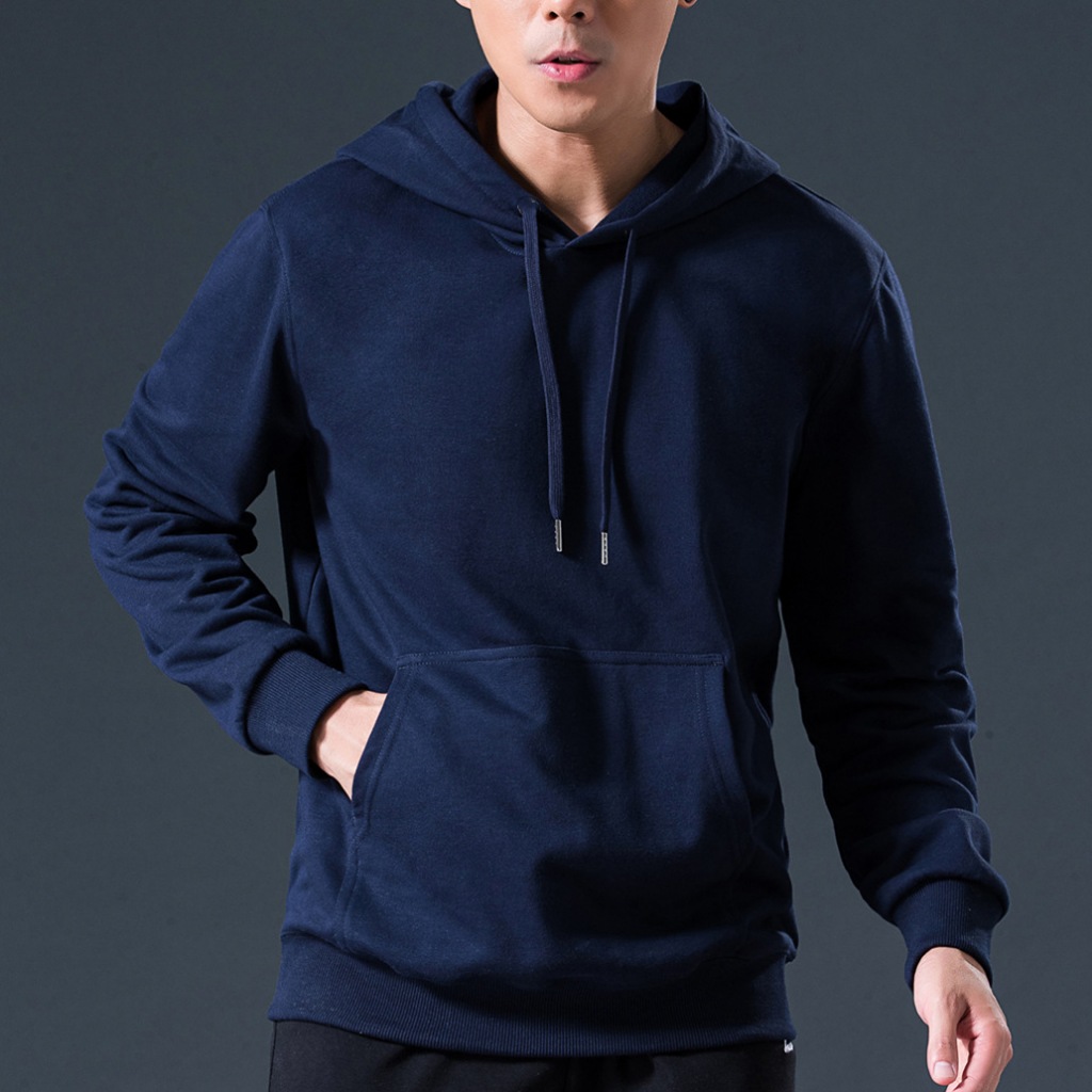 เสื้อฮู้ตแขนยาว เสื้อกันหนาวมีฮู้ด ผ้าสำลี ผ้าหนา ใส่สบาย