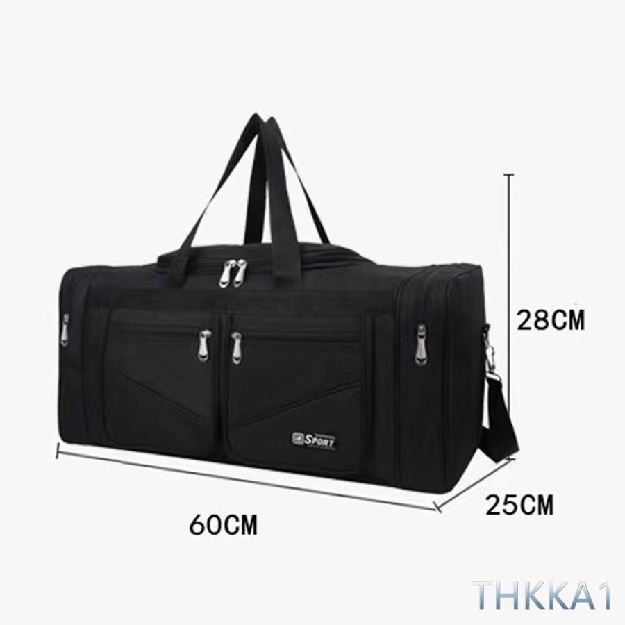 TKKA1-60L กระเป๋าเดินทางแบบพกพา พับเก็บได้ กระเป๋าเดินทางความจุขนาดใหญ่ ถุงเก็บเสื้อผ้า (169)
