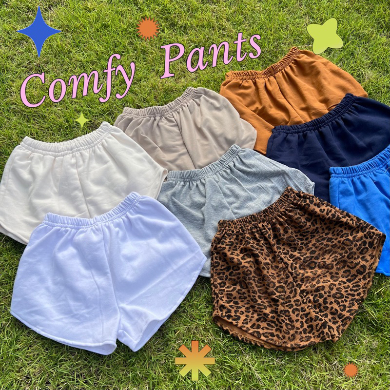 ซื้อ [COMFY-PANTS] (ซื้อ3แถม1)กางเกงขาสั้นเว้าใส่นอน ใส่เล่น ใส่สบายๆ💓ฟรีไซส์สะโพกได้ถึง42 *ตัดเย็บในไทย (Gb1)