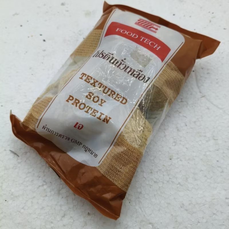 โปรตีนถั่วเหลืองจัมโบ้ไก่ อาหารเจ แป้งถั่วเหลือง 100% ขนาด 100 กรัม