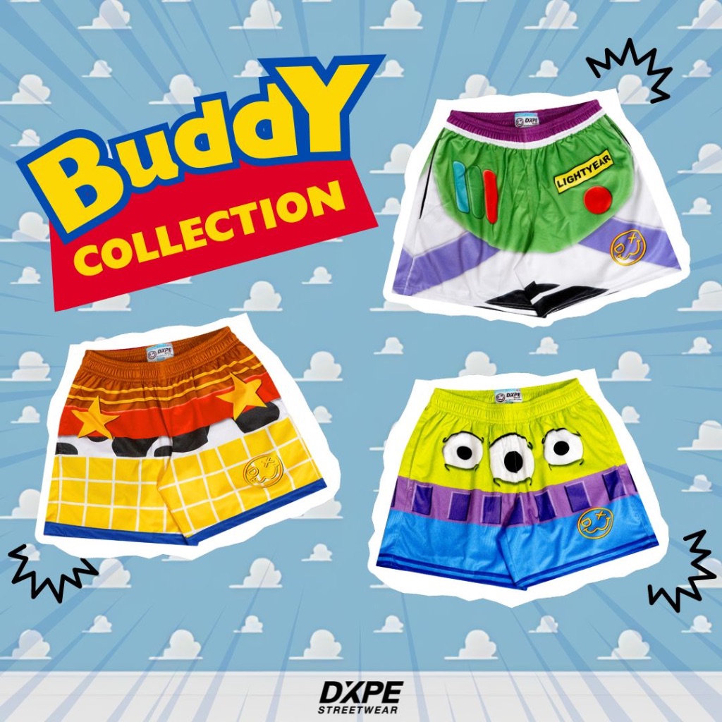 DXPE - Buddy Collection กางเกงขาสั้น