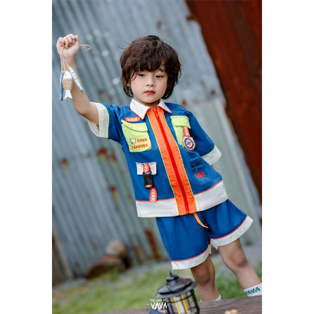 Thelandofvava LOOK2 VNYI1128 ชุดเซ็ตเด็กชาย Junior Wanderer V.2 ลิขสิทธิ์แท้จาก vava