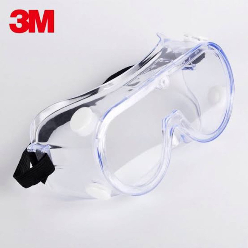 แท้ 3M แว่นตานิรภัย รุ่น 334 Chemical Splash Goggle Clear Anti-fog Lens