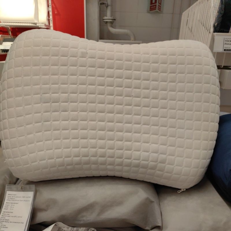 IKEA​ หมอนเออร์โกโนมิก นอนตะแคง/นอนหงาย​ NORDSTÅLÖRT นูร์ชตัลเลิร์ติ​ ขนาด​ 35x50 ซม.