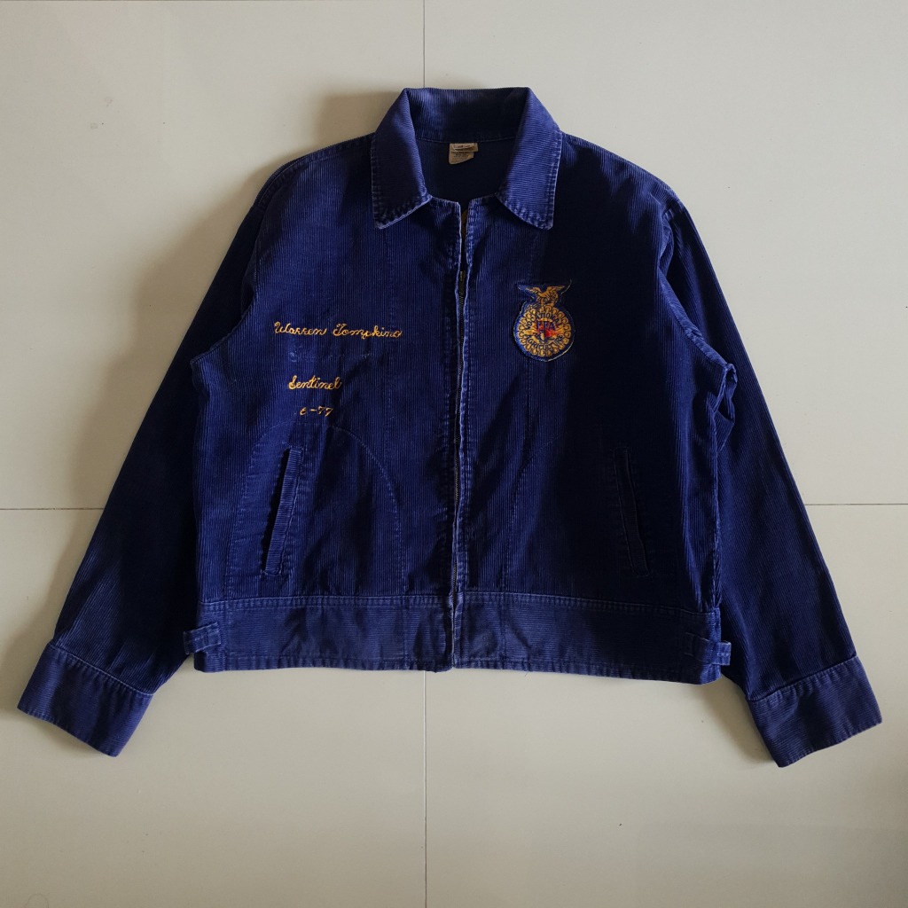 VINTAGE FFA JACKET - TEXAS , ORANGE