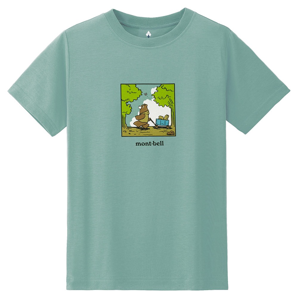 Montbell เสื้อยืดแขนสั้นเด็ก รุ่น 1114806 Wickron T Kid's Bear and Wagon