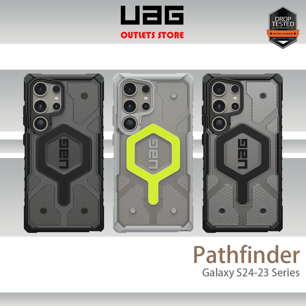 UAG - เคสสำหรับ Galaxy S24 S23 Ultra รุ่น Pathfinder Clear Magnetic