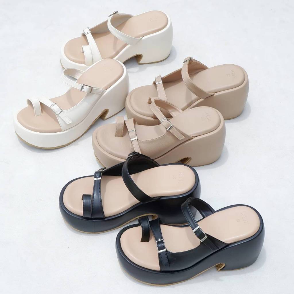 ALIN BRND รองเท้าส้นตึก สูง 2.7 นิ้ว รุ่นไฮเปอร์ ใส่สวยพื้นนิ่ม