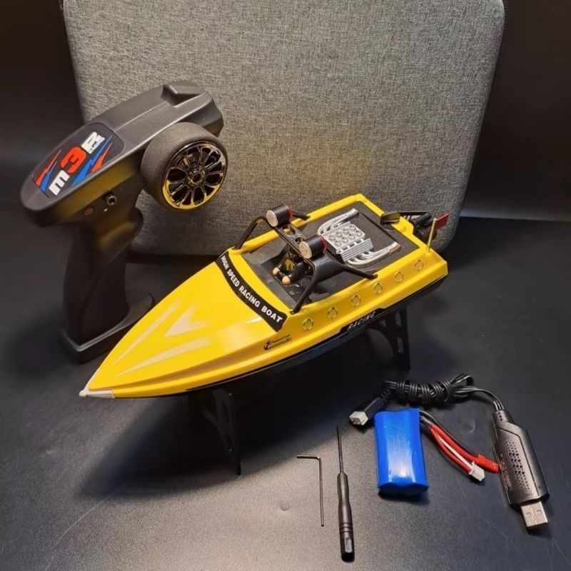 เรือบังคับวิทยุ แนวแข่งขัน WL-TOYS WL-917 RACHING ความเร็ว 16 KM/H วิทยุควบคุมแบบ 2.4 GHZ