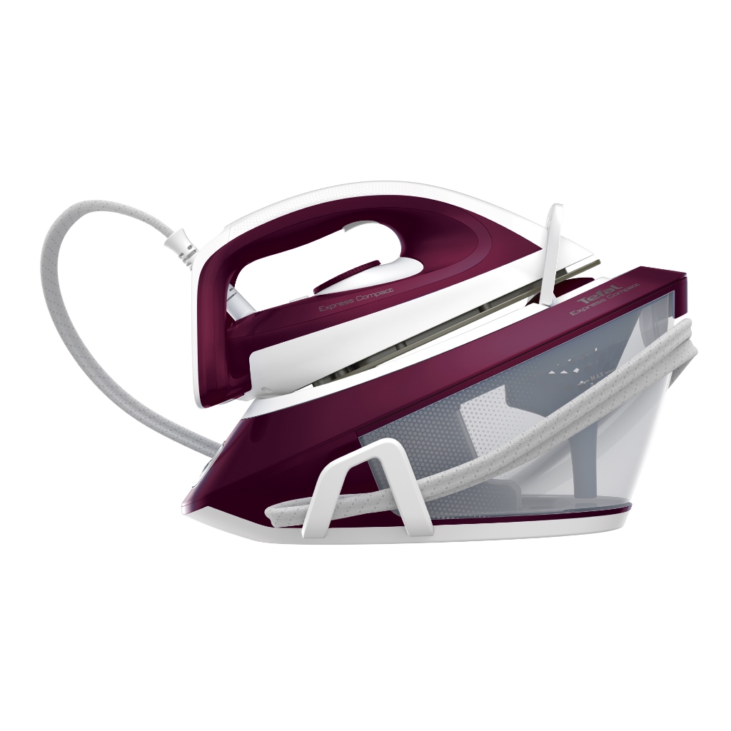 SV7120T0 Tefal เตารีดแรงดันไอน้ำ Express COMPACT แรงดัน 6 บาร์ กำลังไฟ 2,380 วัตต์ ความจุ 1.7 ลิตร แถมฟรีโต๊ะรองรีด