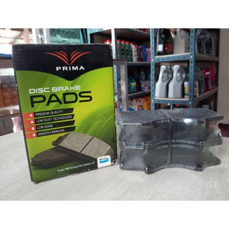 ผ้าเบรค Prima Toyota Hilux Revo Prerunner / 4WD (ปี 2020 ขึ้นไป) ดิสเบรคหน้า (PDB1482 ORG)