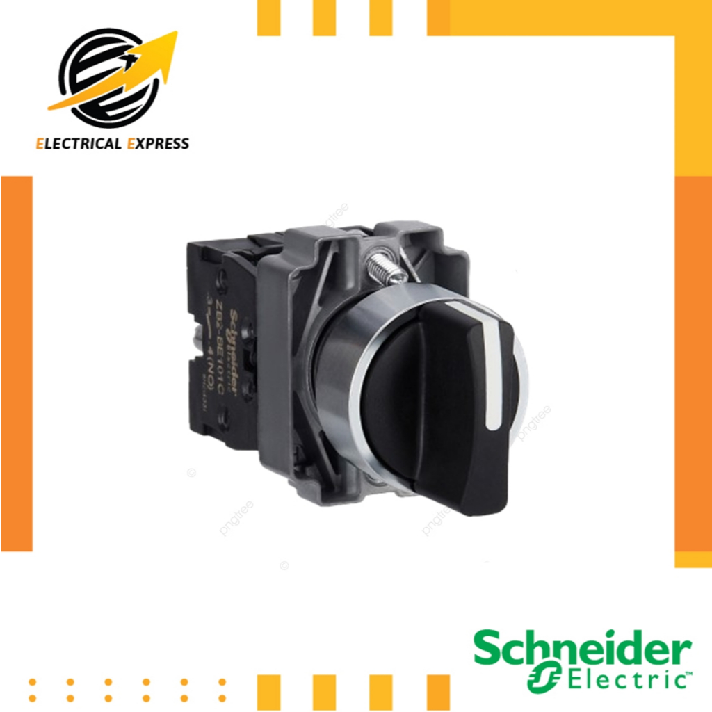 Schneider Easy Harmony XB2 SELECTOR SWITCH 3 POSITON 2NO / ซีเลคเตอร์สวิตซ์ ที่จับแบบยาว /XB2BD53C