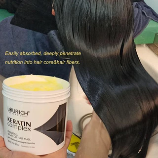 LOURICH Keratin Complex Hydrating Argan Oil Hair Mask 500ml. ลูริช เคราติน คอมเพล็กซ์ อาร์แกน ไฮเดรทติ้ง มาส์กผมเคราติน
