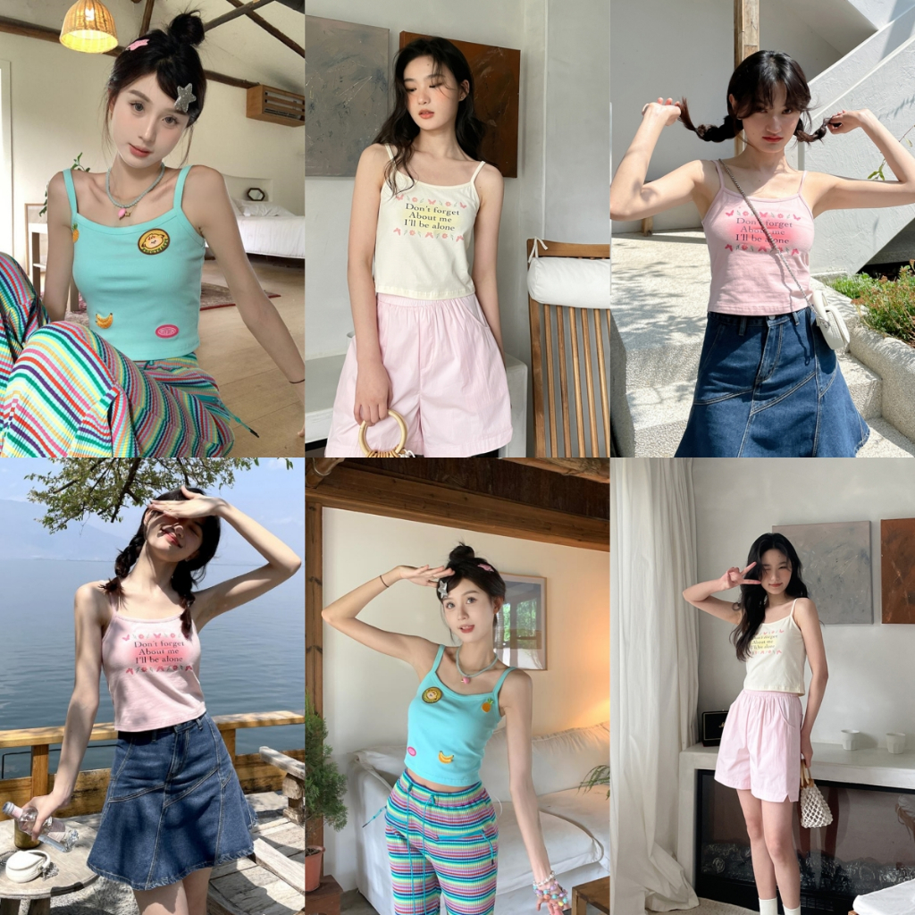 （ จัดส่งทันที ）สินค้าโปรโมชั่น ถูกมาก เสื้อสายเดี่ยว เสื้อซับใน ทรงเกาะอก ผ้านุ่ม ใส่สบายมาก สไตล์เกาหลี