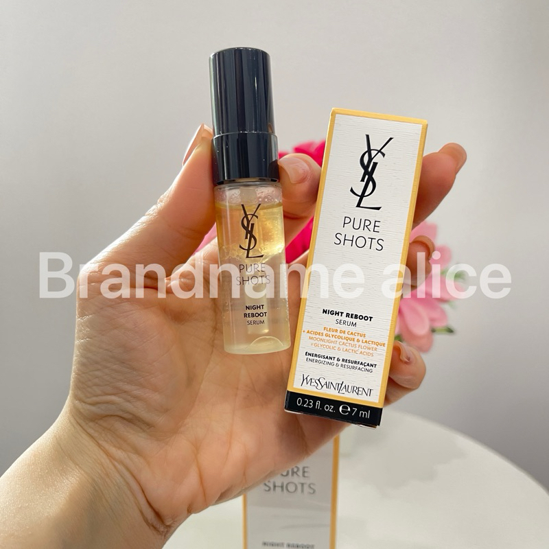 แท้  Ysl pure shots night reboot serum 7ml