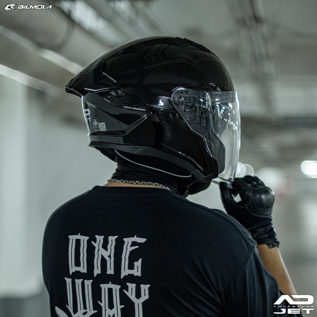 Bilmola เปิดหน้า openface  AD JET ADJET   มีแว่นในตัว มาตรฐาน ECE06 ราคา ถูกที่สุด ดีลบีเคเค แกลเลอรีภาพที่ 2