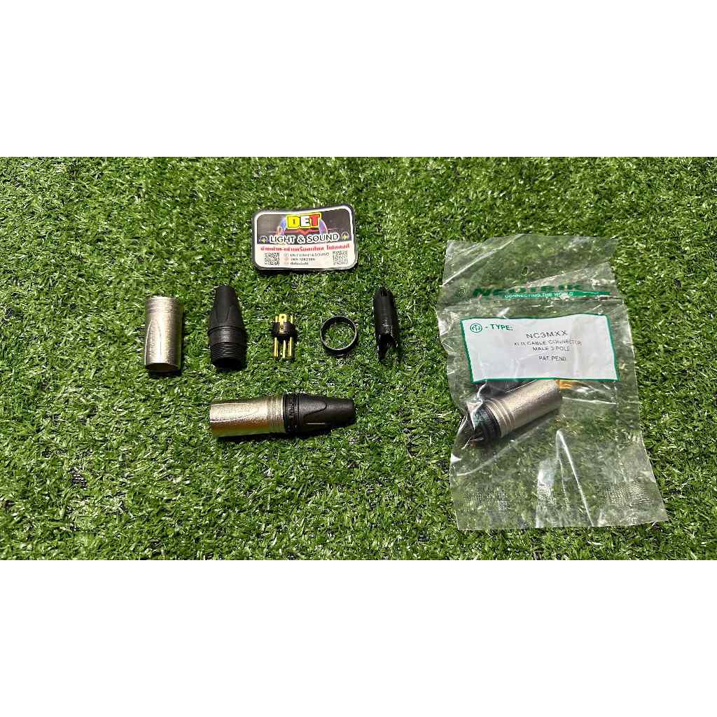 CANNON XLR ยี่ห้อ NEUTRIK  NC-3MXX  ตัวผู้  (สินค้าจัดส่งทุกวัน ถึงผู้รับภายใน 2-3วัน)
