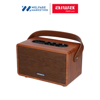 [ผ่อน 0%] AIWA Retro Bluetooth Speaker ลำโพงบลูทูธพกพา BASS++